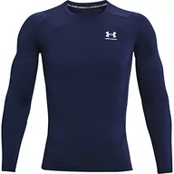 Koszulki męskie - Under Armour Koszulka UA HG Armour Comp LS-NVY - XXL 1361524-410_XXL - miniaturka - grafika 1