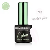 Lakiery hybrydowe - Lakier hybrydowy hipoalergiczny porcelanowy róż 7ml – Porcelain Skin 742 - miniaturka - grafika 1