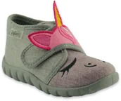Buty dla dziewczynek - Kapcie dziewczęce jednorożec Befado 526P107 /465P110 Flexi - miniaturka - grafika 1