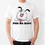 Koszulki męskie - Pies na baby - koszulka męska - miniaturka - grafika 1