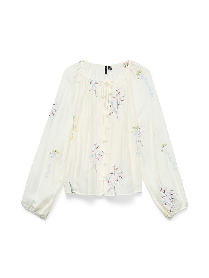 Vero Moda Bluzka w kolorze kremowym