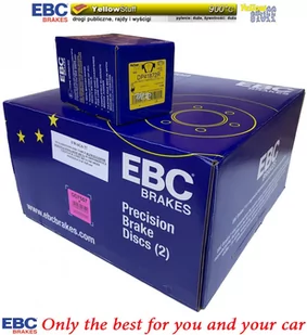 Przednie klocki YellowStuff + NACINANE tarcze hamulcowe 300mm EBC seria USR Ford Kuga FWD 2013-2019 - Tarcze hamulcowe - miniaturka - grafika 4