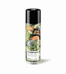 Rozpuszczalnik do żywicy i brudu Stihl Superclean 300 ml ochrona przed korozją DORADZTWO => 794037600,  GWARANCJA 2 LATA, SPOKÓJ I BEZPIECZEŃSTWO - Akcesoria do elektronarzędzi - miniaturka - grafika 1