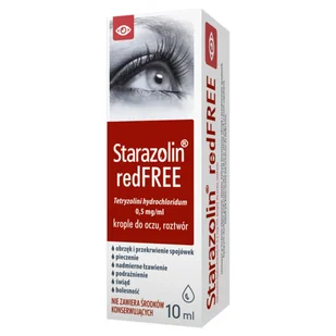 Starazolin redFREE, krople do oczu, 10ml - Krople do oczu Starazolin redFREE, krople do oczu, 10ml - Krople do oczu - miniaturka - grafika 1