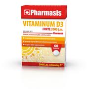 Witaminy i minerały - Pharmasis EKSPRES APTECZNY Vitaminum D3 Forte 2000 j.m. 60 tabletek - miniaturka - grafika 1