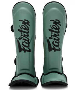 Fairtex Booster Ochraniacze Piszczeli FXB-SG Green - Ochraniacze do sportów walki - miniaturka - grafika 1