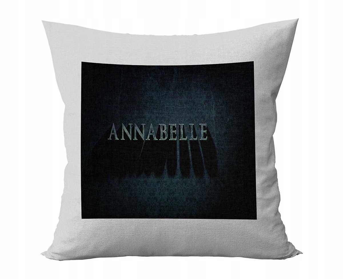 PODUSZKA PERSONALIZOWANA ANNABELLE FILMY POMYSŁ NA PREZENT WZORY