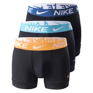Majtki męskie - Męskie Bokserki NIKE TRUNK 3PK 0000KE1156MTO – Czarny - miniaturka - grafika 1