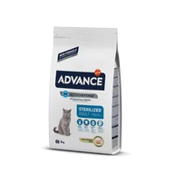 Sucha karma dla kotów - ADVANCE Sterilized Turkey - sucha karma z indykiem dla kotów sterylizowanych 3kg [577311] - miniaturka - grafika 1