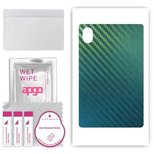 folia naklejka skórka strukturalna na TYŁ do Huawei MatePad 2023 11.5 WiFi - Carbon Kameleon CAKA1 - apgo SKINS - Akcesoria do tabletów i e-booków - miniaturka - grafika 1