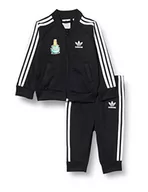 Odzież sportowa dziecięca - adidas Unisex Baby SST Set Tracksuit, czarny, 6-9 miesi?cy - miniaturka - grafika 1