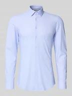 Koszule męskie - Koszula biznesowa o kroju super slim fit z kołnierzykiem typu kent - miniaturka - grafika 1