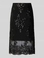 Spódnice - Spódnica o długości do kolan z cekinami model ‘AUBE’ - miniaturka - grafika 1