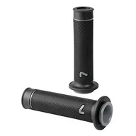 Części motocyklowe - Lampa 90579 Sport-Grip, uniwersalne uchwyty na kierownicę motocyklową, 2 sztuki, gumowe, prawe i lewe - szare - miniaturka - grafika 1