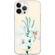 Etui i futerały do telefonów - Etui do Apple IPHONE 12 PRO MAX Kwiaty 039 Babaco Nadruk pełny Beżowy - miniaturka - grafika 1