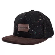 Czapki damskie - Blackskies Obsidian Snapback Cap czarna bordowa brązowa szara zamsz unisex czapka bejsbolowa wełna, Obsydian - Black Speckle, jeden rozmiar - miniaturka - grafika 1