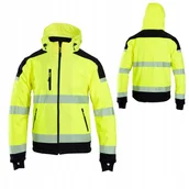 Odzież robocza - Kurtka Robocza Softshell Obdlaskowy Ostrzegawczy - miniaturka - grafika 1