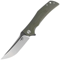 Noże - Nóż składany Bestech Scimitar Olive G10, Gray / Satin D2 (BG05B-2) - miniaturka - grafika 1