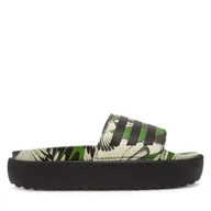 Klapki i japonki damskie - Klapki adidas adilette Platform JI4754 Zielony - miniaturka - grafika 1