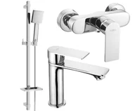 Zestawy prysznicowe - Mexen Royo DQ45 zestaw prysznicowy, chrom - 72204DQ45-00 - miniaturka - grafika 1