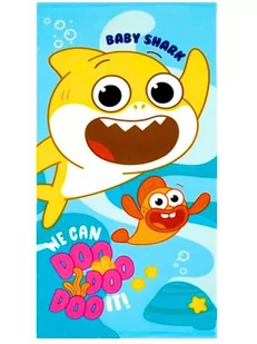 Ręcznik Kąpielowy Plażowy Szybkoschnący Z Mikrofibry Dla Dzieci Baby Shark 70X140 Cm - Okrycia kąpielowe dla dzieci - miniaturka - grafika 1