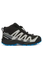 Buty trekkingowe damskie - Salomon Trekkingi Xa Pro V8 Mid Waterproof L47729800 Czarny - miniaturka - grafika 1
