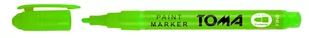 Toma Marker olejowy TO-441 1,5mm ZIELONY NEON (końcówka okrągła) 6680 - Markery permanentne - miniaturka - grafika 1