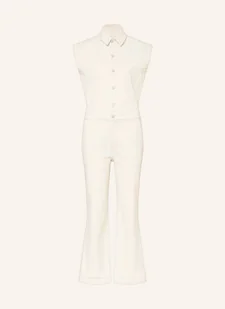 Opus Kombinezon Jeansowy Malvie beige - Moda i Uroda OUTLET - miniaturka - grafika 1