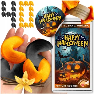 Ciasteczka z wr����b�� na Halloween zabawa na imprez�� upominek dla go��ci x 40 - Pieczywo chrupkie - miniaturka - grafika 1