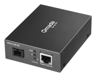 TP-Link Omada MC211CS-20 konwerter sieciowy 1000 Mbit/s 1310 nm Pojedynczy Czarny MC211CS-20 - Konwertery sieciowe i transceivery - miniaturka - grafika 1