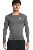 Koszulki męskie - Koszulka męska UNDER ARMOUR HeatGear® szara - miniaturka - grafika 1
