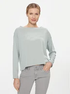 Bluzki damskie - Pepe Jeans Bluzka Hope PL505739 Zielony Relaxed Fit - miniaturka - grafika 1