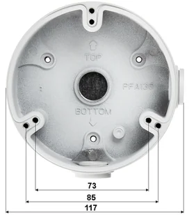 Adapter (puszka) BCS-AD23 do kamer serii BCS-DMIP2000AIR/3000AIR/3000IR-E - Akcesoria do monitoringu - miniaturka - grafika 2
