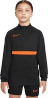 Bluzy damskie - Bluza dla dzieci Nike NK DF Academy 21 Drill Top czarna CW6112 017-S - miniaturka - grafika 1