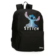 Plecaki szkolne i tornistry - Joumma Disney Stitch Cute Plecak szkolny 15,6" Czarny 31,5x45x15 cm Poliester 21,26L, Czarny (Black), Talla única, Plecak szkolny z możliwością dostosowania do wózka - miniaturka - grafika 1