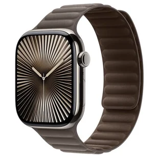 Apple karbowany magnetyczny szarobrązowym do koperty 46mm M/L - Akcesoria do zegarków - miniaturka - grafika 1