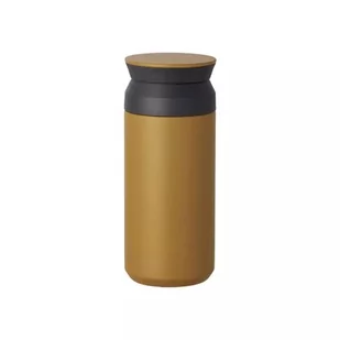 Butelka termiczna Kinto Travel Tumbler 350 ml - Coyote - Shakery i bidony sportowe - miniaturka - grafika 1