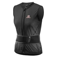 Sporty zimowe - akcesoria - OCHRANIACZ NA KRĘGOSŁUP SALOMON BACK PROTE FLEXCELL LIGHT VEST W BLACK L40863600 – Czarny - miniaturka - grafika 1