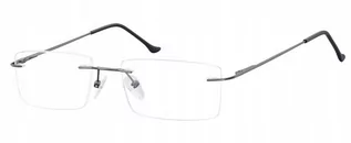 Okulary korekcyjne, oprawki, szkła - Sunoptic, Bezramkowe okulary oprawki okularowe unisex optyk - grafika 1
