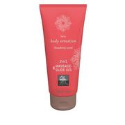 Masaż erotyczny - ŻEL/SPREJ-SHIATSU 2IN1 MASSAGE-GLIDE STRAWBERRY SCENT 200ML. - miniaturka - grafika 1