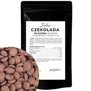 Felini czekolada mleczna Alunga 41% 1kg - Czekolada - miniaturka - grafika 1