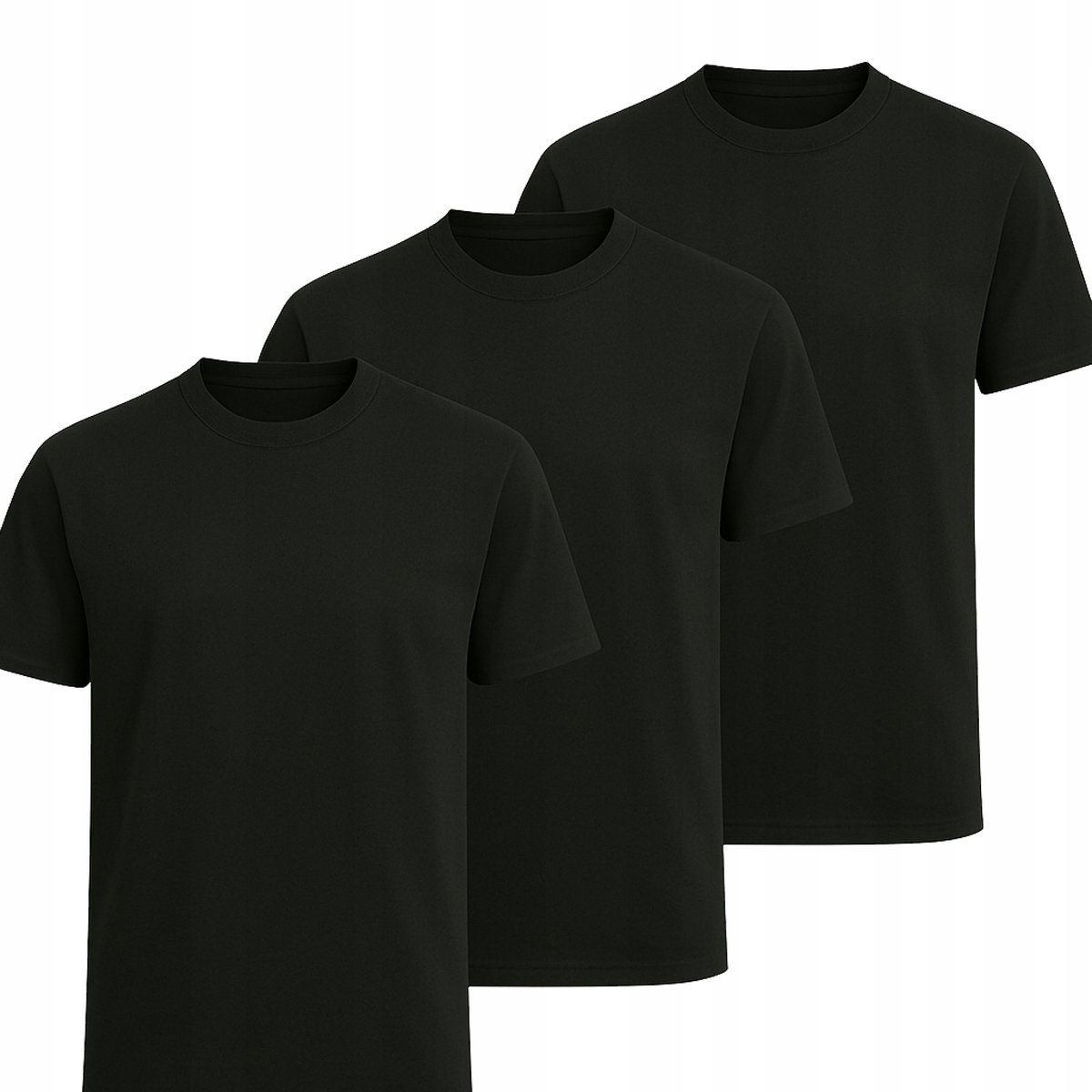 3PAK Koszulka robocza Męska 100% BAWEŁNA T-shirt męski ZESTAW 3 SZTUKI XL