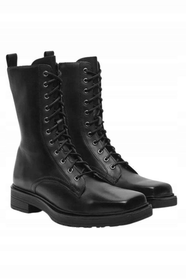 Botki damskie Patrizia Pepe 8Y0101 L078 czarny - Shoes: 40