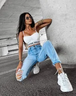 Koszulki sportowe damskie - Top damski OLAVOGA FLAY 2024 biały S - Fashionplace - miniaturka - grafika 1