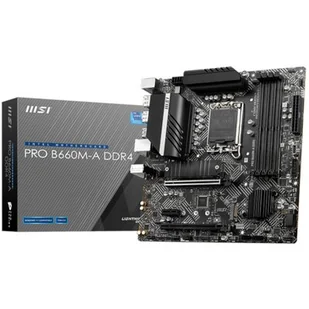 Płyta główna MSI Płyta główna PRO B660M-A DDR4 s1700 DDR4 PRO B660M-A DDR4 - Płyty główne - miniaturka - grafika 1