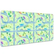 Podkładki na biurko - Podkładka na biurko dla dzieci Samochody 100x50 cm - miniaturka - grafika 1