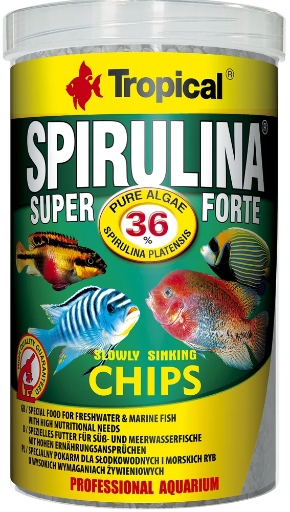 Tropical Super Spirulina Forte chips 250ml/130g