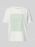 Koszulki i topy damskie - T-shirt z okrągłym dekoltem model ‘SYBIL’ - miniaturka - grafika 1