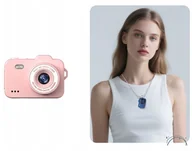 Aparaty Cyfrowe - Xrec Mini X8 różowy - miniaturka - grafika 1