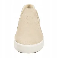 Trampki damskie - Geox Trampki Damskie Beżowe Wsuwane Gładkie 41 Jtg - miniaturka - grafika 1